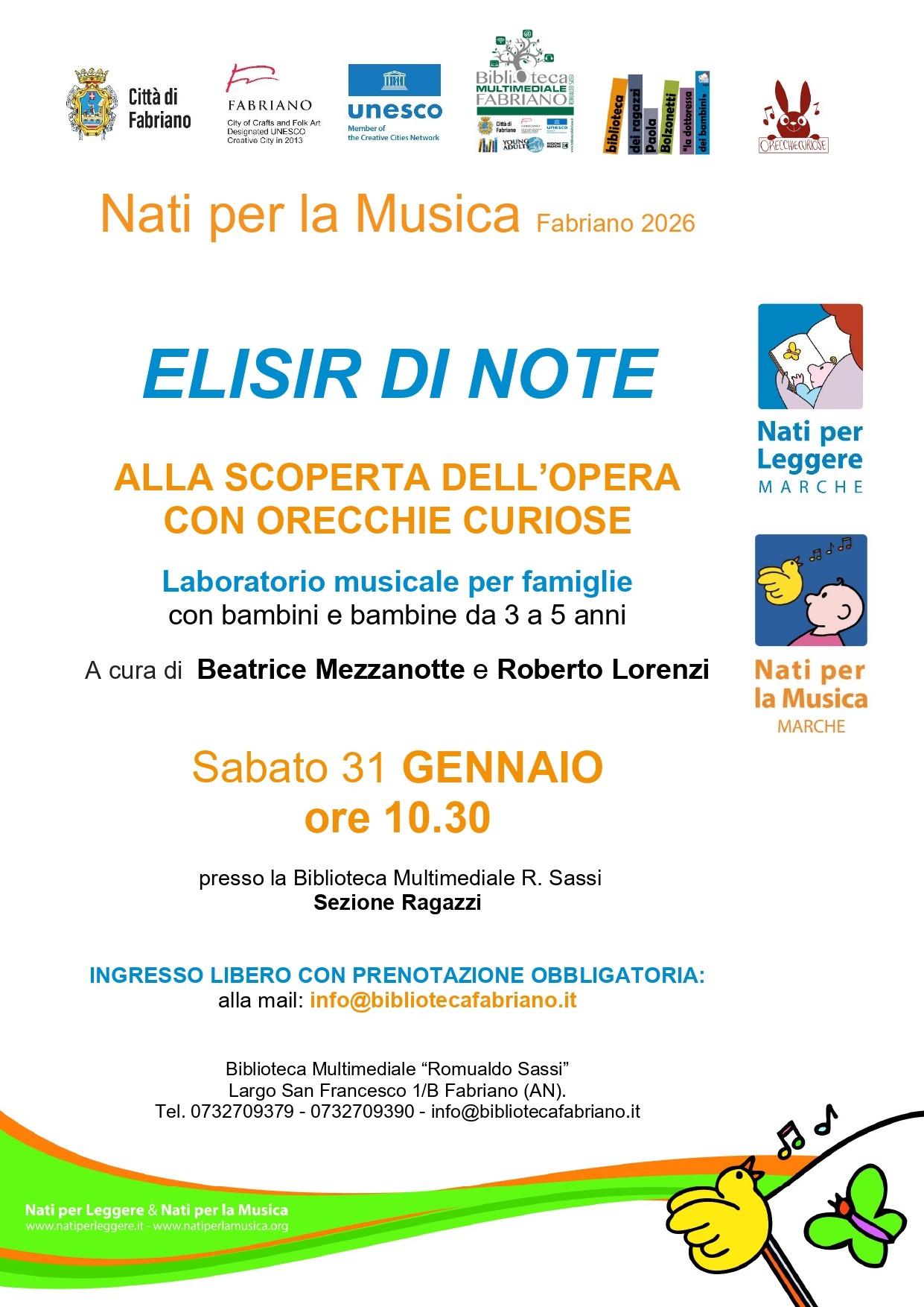ELISIR DI NOTE - Nati per Leggere
