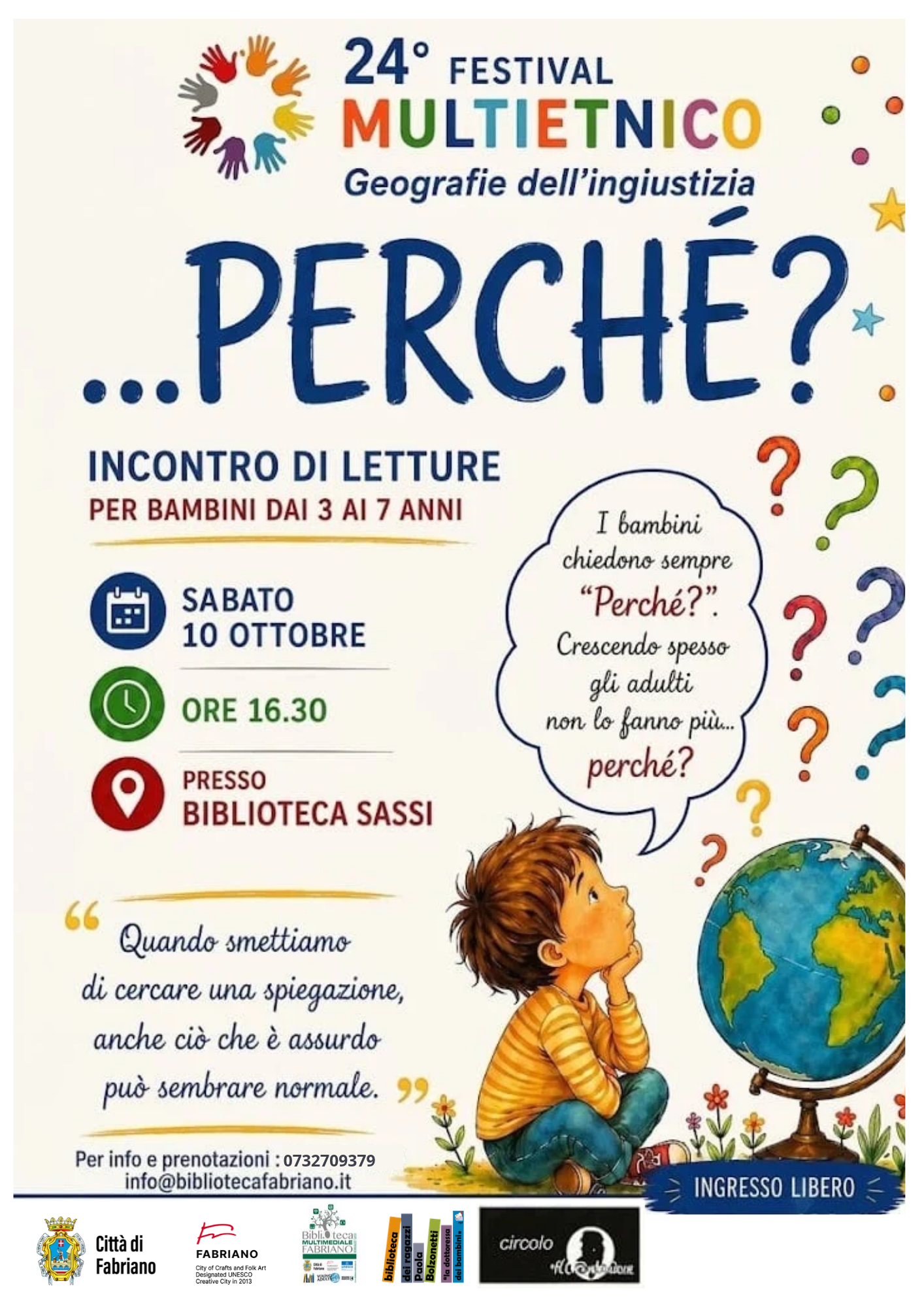 ...PERCH&Egrave;? - INCONTRO DI LETTURE
